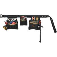 Ceinture &agrave; outils combin&eacute;e de luxe, Polyester, Noir Nuna Depot Inc.