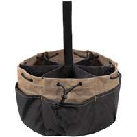 Sac &agrave; outils BUCKETBAG, Polyester, 18 pochettes, Noir Nuna Depot Inc.