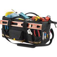 Sac &agrave; outils MEGAMOUTH, Polyester, 32 pochettes, Noir Nuna Depot Inc.