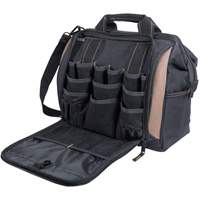 Porte-outils &agrave; compartiments multiples, Polyester, 33 pochettes, Noir Nuna Depot Inc.