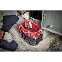 Utility Oval Bag, Ballistic Nylon, 24 Pockets, Black/Red Nuna Depot Inc.