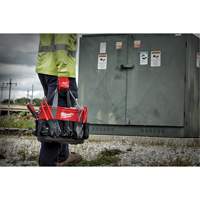 Utility Oval Bag, Ballistic Nylon, 24 Pockets, Black/Red Nuna Depot Inc.