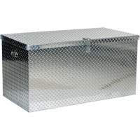 Aluminum Treadplate Portable Tool Box, 25-1/16" D x 49-1/4" W x 24" H, Silver Nuna Depot Inc.