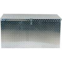 Aluminum Treadplate Portable Tool Box, 25-1/16" D x 49-1/4" W x 24" H, Silver Nuna Depot Inc.