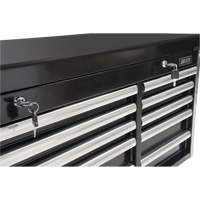 Industrial Tool Chest, 41" W, 10 Drawers, Black Nuna Depot Inc.