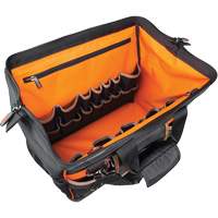 Sac &agrave; outils avec grande ouverture Tradesman Pro, Nylon balistique, 42 pochettes, Noir Nuna Depot Inc.