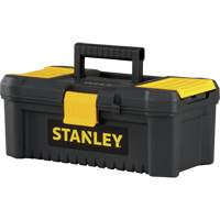 Coffre &agrave; outils avec plateau Essential, 12-1/2" la x 7-3/8" p x 5-1/8" h, Noir/Jaune Nuna Depot Inc.