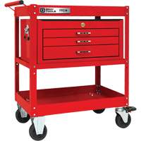 PRO+ Series Heavy-Duty Utility Cart with Intermediate Chest, 2 Tiers, 30-1/5" x 38-1/3" x 19-1/2" Nuna Depot Inc.
