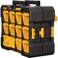 Organisateur Flip-Bin, 3-7/8" la x 17-3/4" p x 13-7/8" h, Noir/Jaune Nuna Depot Inc.