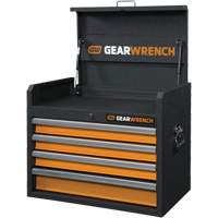 GSX Series Tool Chest, 26" W, 4 Drawers, Black/Orange Nuna Depot Inc.
