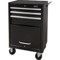 Industrial Tool Cart, 3 Drawers, 29-4/5" W x 21-1/5" D x 38-4/5" H, Black Nuna Depot Inc.