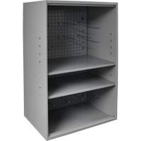 Armoire d'entreposage de produits abrasifs avec panneau perfor&eacute;, Acier, 19-7/8" x 14-1/4" x 32-3/4", Gris Nuna Depot Inc.