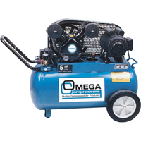 Compresseurs d'air s&eacute;rie professionnelle, &eacute;lectrique, 16,6 gal. (20 gal. US), 135 PSI, 115/1 V Nuna Depot Inc.