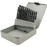 JET-KUT&reg; Black Oxide Drill Bit Set, 29 Pieces, High Speed Steel Nuna Depot Inc.