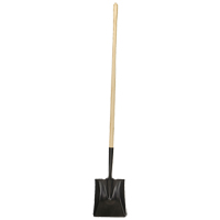 Square-Point Shovel, Wood, Tempered Steel Blade, Straight Handle, 49-1/2" Long Nuna Depot Inc.