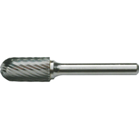 Solid Carbide Burrs - Cylinder Shape with Ball Nose, SC-41, 3/32" Dia., 7/16" Depth of Cut Nuna Depot Inc.