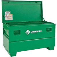 Jobsite Chest, 48" x 24" x 25", Steel, Green Nuna Depot Inc.