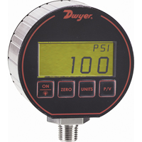 Pressure Gauge, 3" , 15 psi, Bottom Mount, Digital Nuna Depot Inc.