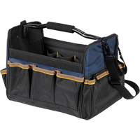 Sacs &agrave; outils souple &agrave; dessus ouvert de 14", Polyester, 21 pochettes, Beige Nuna Depot Inc.