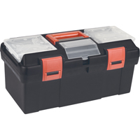 Coffres &agrave; outils en plastique, 17-1/2" la x 9-1/2" p x 8" h, Noir Nuna Depot Inc.