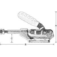 Serre-flan droit, Force de serrage de 600 lb Nuna Depot Inc.