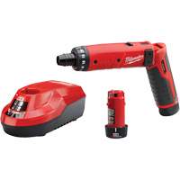 M4 Hex Screwdriver Kit, 1/4", 4 V, 44 in-lbs Max. Torque, Lithium-Ion Battery Nuna Depot Inc.