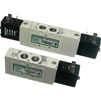 Pilot 5-Way 2-Position 4-Way Solenoid Valves, 1/8" Pipe, 150 PSI Nuna Depot Inc.