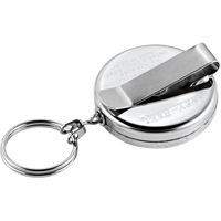 Porte-cl&eacute;s &agrave; d&eacute;vidoir The Original, Chrome, C&acirc;ble 24", Fixation Agrafe de ceinture Nuna Depot Inc.