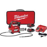 M18 Cordless 2-Speed Grease Gun Kit, Lithium-Ion, 18 V Nuna Depot Inc.