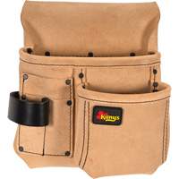 Demi-Tablier De Menuisier, Porte-outil multiple, Cuir, 4 Poches Nuna Depot Inc.