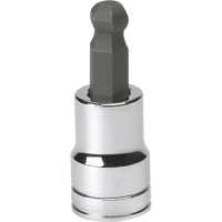 SAE Bit Socket, Hex Ball, 3/8" x 1.968" L, 3/8" Drive Nuna Depot Inc.
