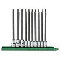 Jeu de douilles longues, Torx, Prise 1/4"/3/8", 10 mrcx Nuna Depot Inc.