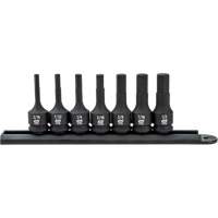 Hex Bit Impact SAE Socket Set, 7 Pieces Nuna Depot Inc.