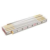 Folding Wood Rule, 6' L, Wood, 1/6" Graduations Nuna Depot Inc.