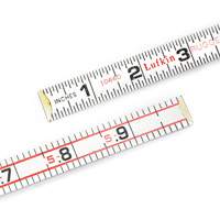 Folding Wood Rule, 6' L, Wood, 1/6" Graduations Nuna Depot Inc.