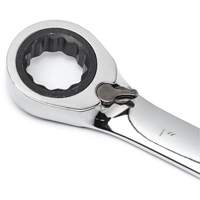 72-Tooth 12 Point Reversible Ratcheting SAE Wrench Set with Tool Roll, Combination, 7 Pieces, Imperial Nuna Depot Inc.