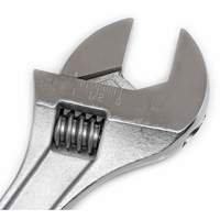 Adjustable Tapered Handle Wrench - Carded, 15" L, 1-11/16"/43 mm Max Width, Chrome/Polished Nuna Depot Inc.