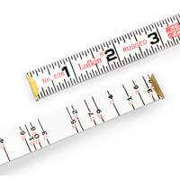 Red End&reg; Brick Mason Rule, 6' L, Wood, 1/16" Graduations Nuna Depot Inc.