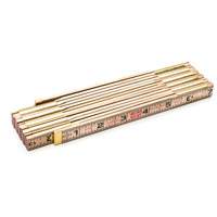 Red End&reg; Rule with Two 6" Slide Rule Extensions, 6' L, Wood, 1/16" Graduations Nuna Depot Inc.