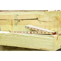 Folding Rule, 6' L, Wood, 1/16" Graduations Nuna Depot Inc.