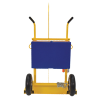 Welding Cylinder Torch Cart, Pneumatic Wheels, 24" W x 19-1/2" L Base, 500 lbs. Nuna Depot Inc.