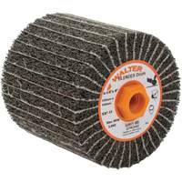 Two-In-One Finishing Drums, 4-1/4" Dia. x 4" W, 5/8"-11 Arbor, 80 Grit Nuna Depot Inc.