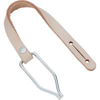Corde de service avec agrafe pour courroie, Cuir, Beige Nuna Depot Inc.