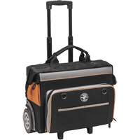 Sac &agrave; outils roulant Tradesman Pro, Polyester balistique, 24 pochettes, Noir/Orange Nuna Depot Inc.