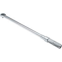 Ratcheting Head Micrometer Torque Wrench, Click, 1/2" Square Drive, 50 - 250 lbf. Ft Nuna Depot Inc.