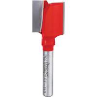 Router Bit - Double Flute Straight Bit, 3/4" Dia., 1" H, 2-1/8" L, 1/4" Shank Nuna Depot Inc.