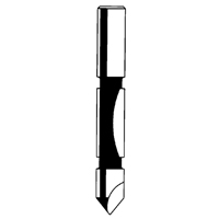 Router Bit - Panel Pilot Bit, 1/4" Dia., 3/4" H, 2-1/4" L, 1/4" Shank Nuna Depot Inc.