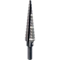#1 Step Drill Bit, 1/8" - 1/2" , 1/32" Increments, High Speed Steel Nuna Depot Inc.