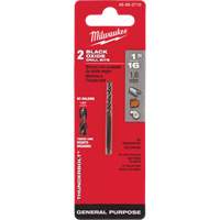 Foret s&eacute;rie courte Thunderbolt, Acier rapide, 1/16", 1-7/8" lo, 7/8" Cannelure, 135° Angle Nuna Depot Inc.