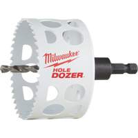 Scie-cloche Hole Dozer avec arbre, 3", Profondeur de la coupe 1-5/8", Bim&eacute;tal Nuna Depot Inc.